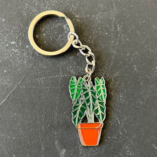 Planti Keychain - Alocasia Frydek