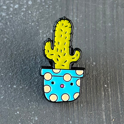 Cacti Enamel Planti Pins