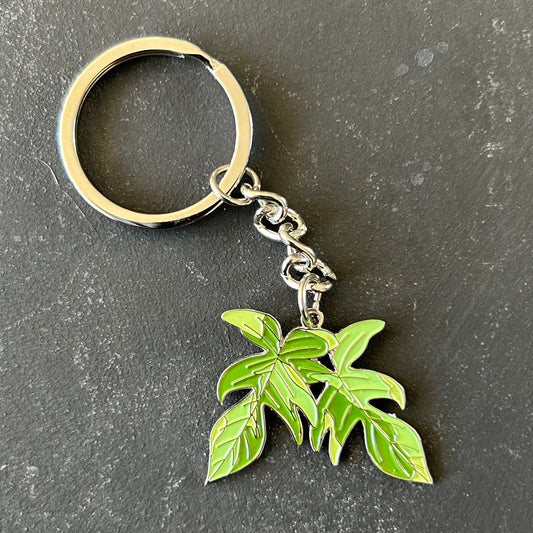 Planti Keychain - Philodendron Florida Beauty