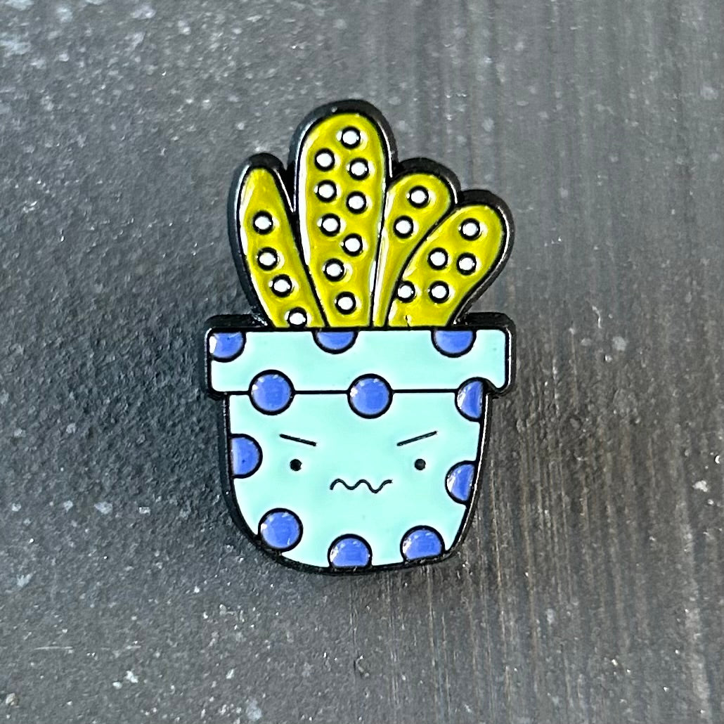 Cacti Enamel Planti Pins