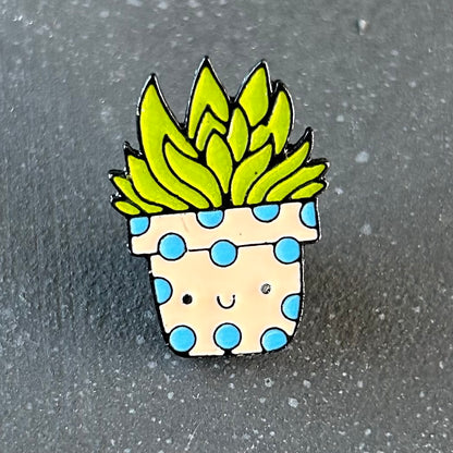 Cacti Enamel Planti Pins