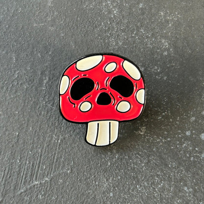 Skull Mushroom Pins