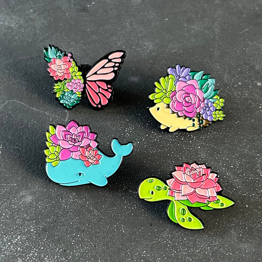 Animal Succulent Pins