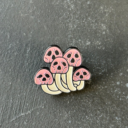 Skull Mushroom Pins