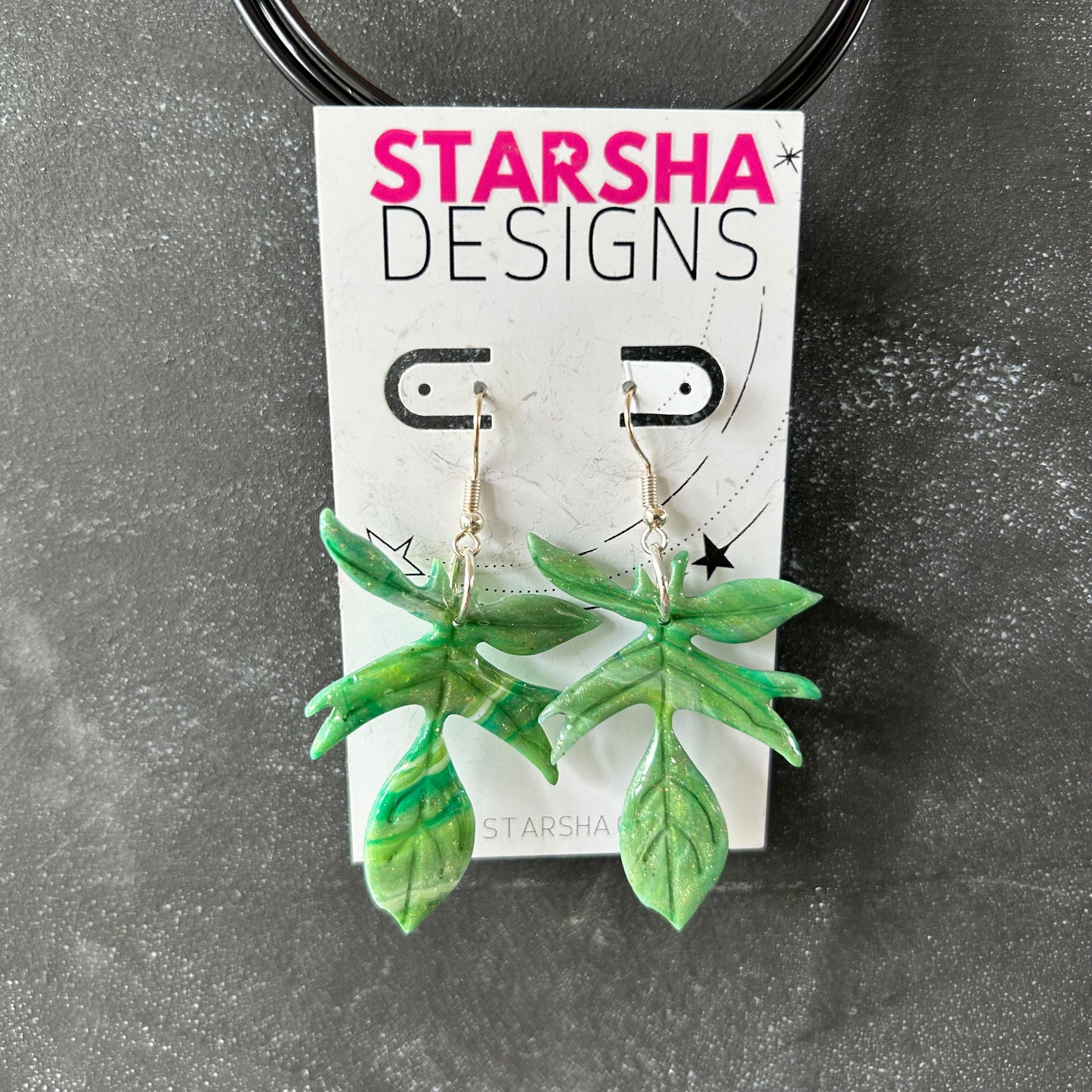 Philodendron Florida Earrings