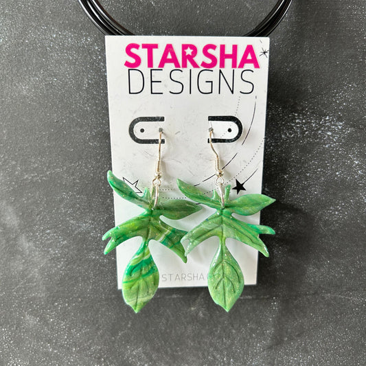 Philodendron Florida Earrings